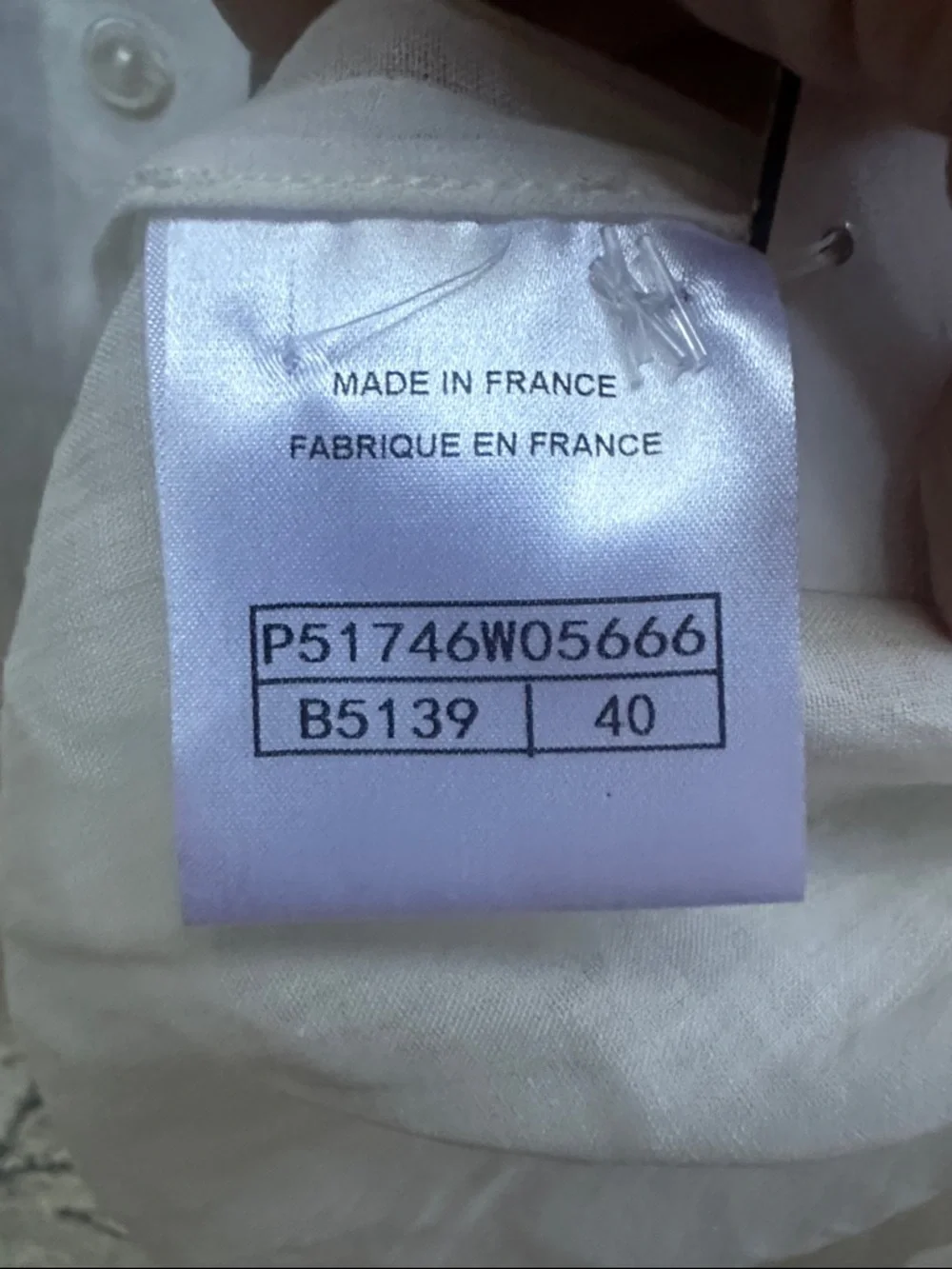 Chanel  Runway Vintage Raffle Blouse
